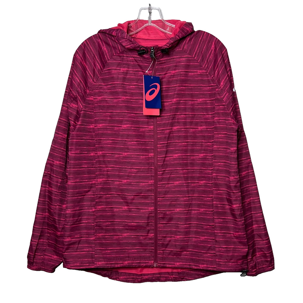 ASICS Packable Jacket Hoodie Women's XL Lightweight